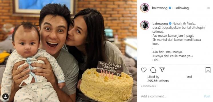 Baim Wong ulang tahun. (Instagram/@baimwong)