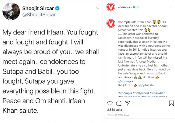 Irrfan Khan meninggal dunia (Instagram/@voompla)