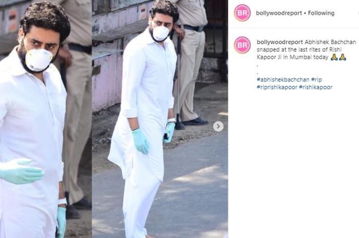 Artis Bollywood lepas kepergian Rishi Kapoor. (Instagram/@bollywoodreport)