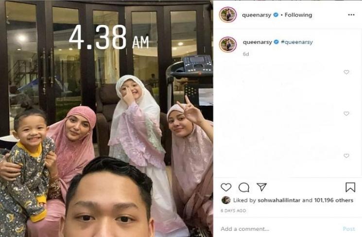 Keluarga A6  (Instagram @queenarsy)