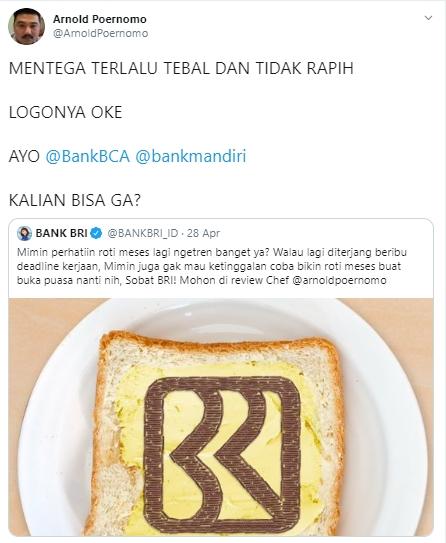 Roti tawar challenge Chef Arnold (Twitter/@ArnoldPoernomo)
