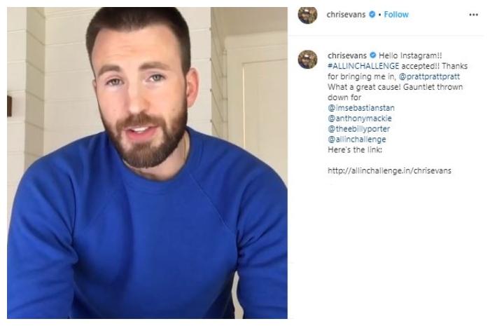 Chris Evans buat Instagram baru. (Instagram/@chrisevans)