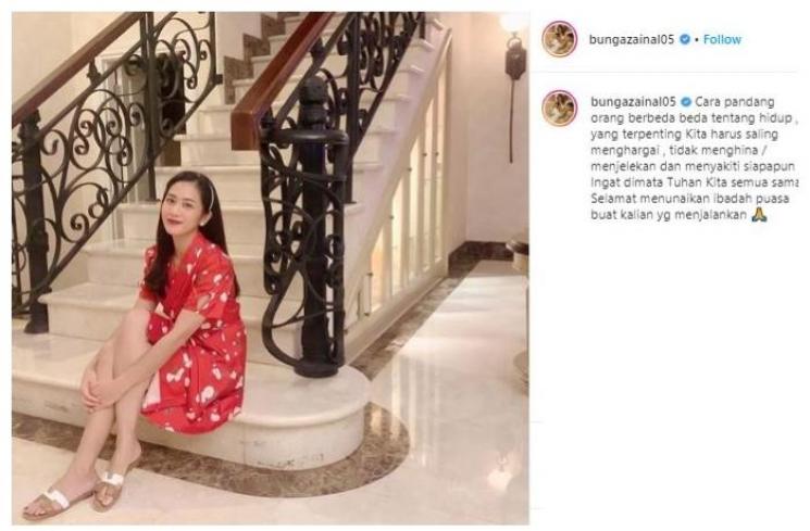 Rumah mewah Bunga Zainal. (Instagram/@bungazainal05)