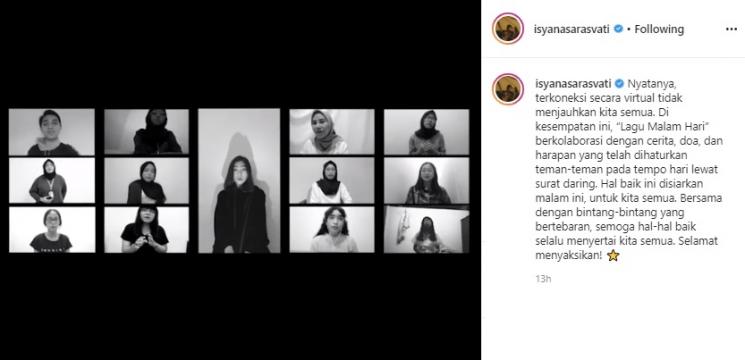 MV lagu baru Isyana Sarasvati. (Instagram/@isyanasarasvati)