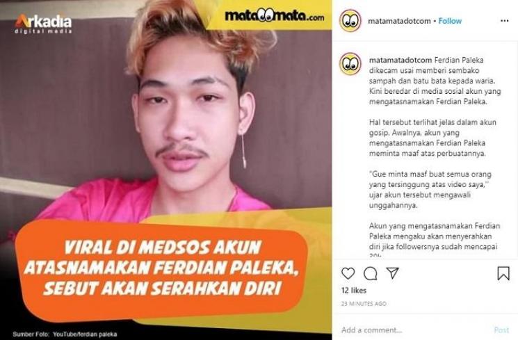 Ferdian Paleka (Instagram @matamatadotcom)