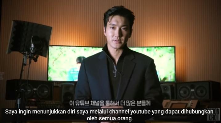 Choi Siwon jadi YouTubers. (YouTube/Siwon Choi)