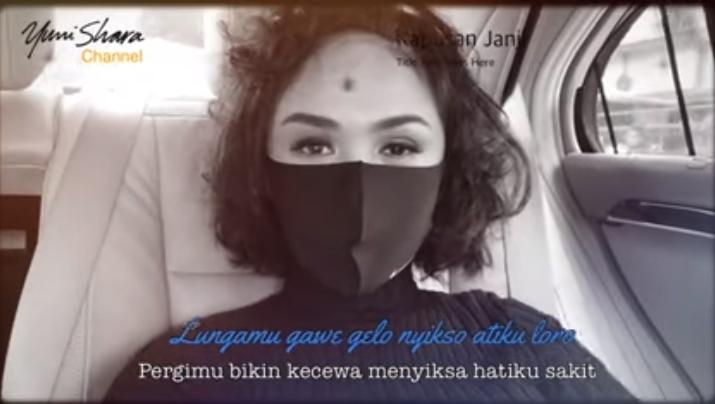 Momen Yuni Shara rekaman lagu kapusan janji. (YouTube/Yuni Shara Channel)