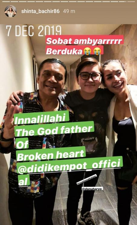 Shinta Bachir berduka atas meninggalnya Didi Kempot (Instagram/@shinta_bachir86)