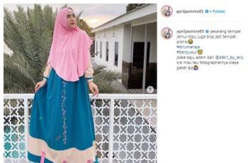 Rumah Ustaz Solmed dan April Jasmine. (Instagram/@apriljasmine85)