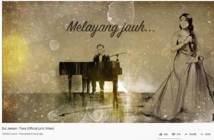 Lagu Tiara dari Dul Jaelani. (Youtube/DulJaelani)