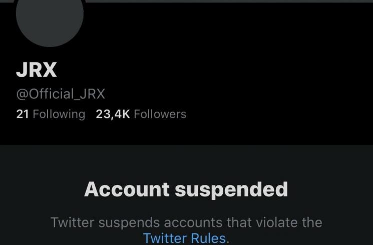 Akun Twitter Jerinx kena suspend (Twitter @Official_JRX)