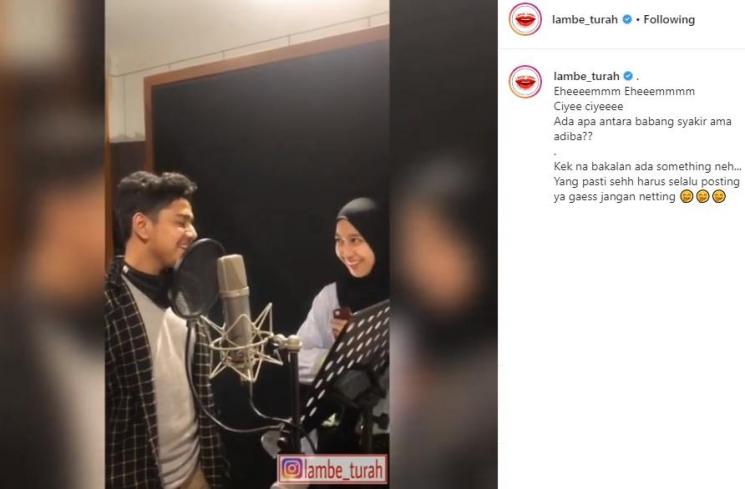 Adiba Khanza dan Syakir Daulay. (Instagram/@lambe_turah)