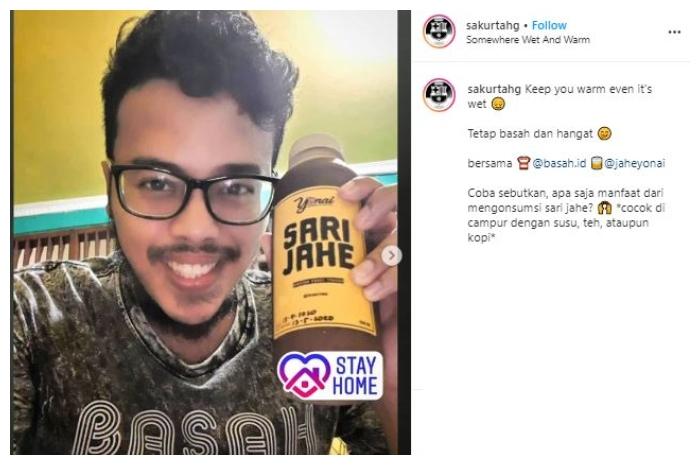 Sakurta Ginting. (Instagram/@sakurtahg)