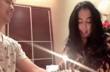 Surprise Anniversary Jennifer Jill dan Ajun Perwira. (Youtube/JenjunFamily)