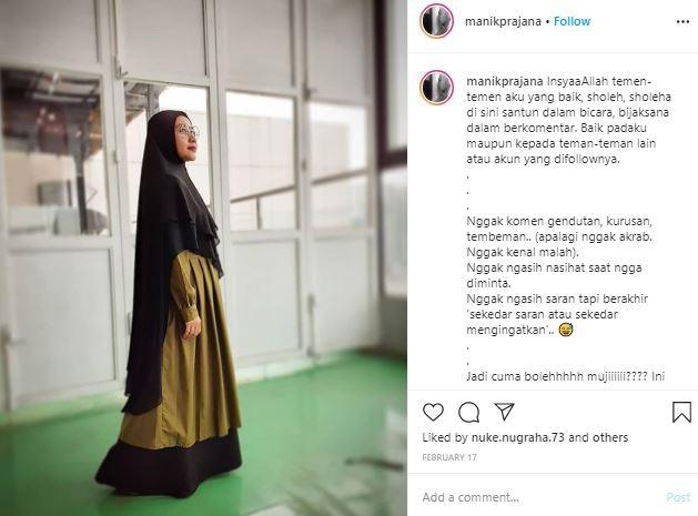 Manik Prajana. (Instagram/@manikprajana)