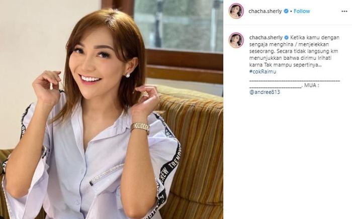 Potret pedangdut Chacha Sherly. (Instagram/@chachasherly)