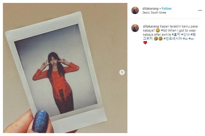 Dita Karang, member Secret Number asal Indonesia. (Instagram/@ditakarang)