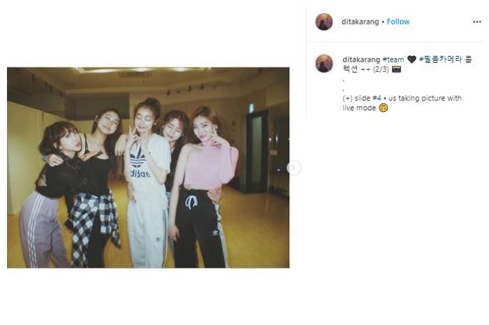 Dita Karang, member Secret Number asal Indonesia. (Instagram/@ditakarang)