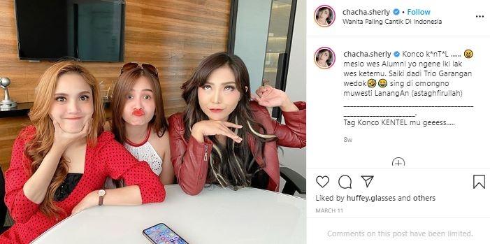 Potret pedangdut Chacha Sherly. (Instagram/@chachasherly)