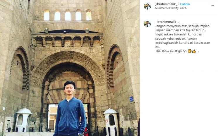 Potret Ibrahim Malik. (Instagram/@_ibrahimmalik_)