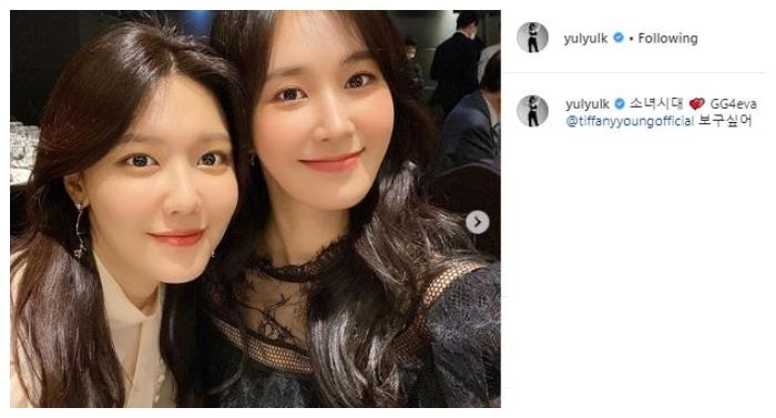 Momen SNSD reunian. (Instagram/@yulyulk)