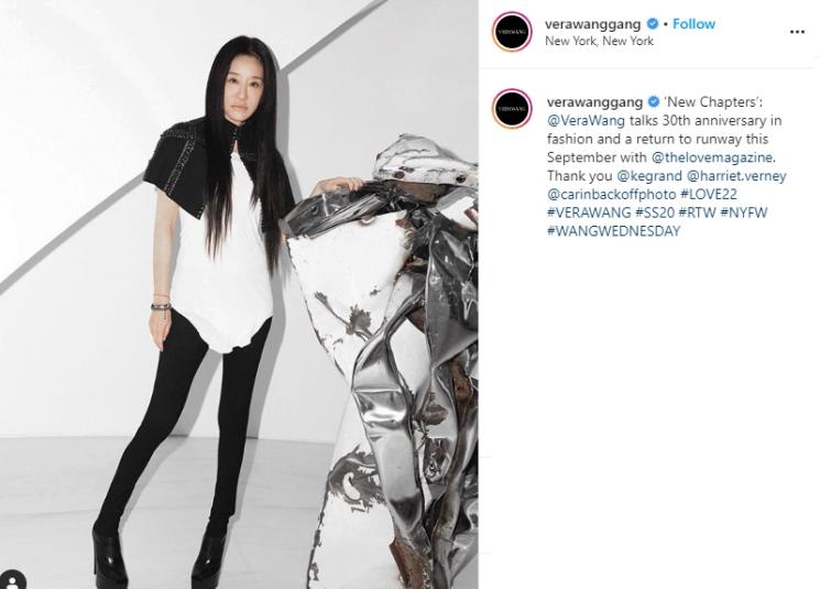 Vera Wang. (Instagram/@verawanggang)
