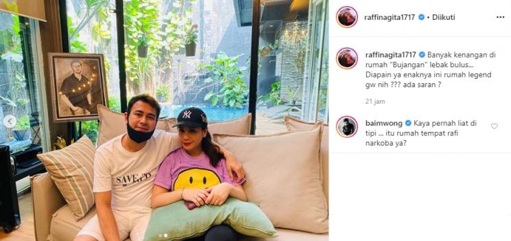 Raffi Ahmad dan Nagita Slavina (Instagram/@raffinagita1717)