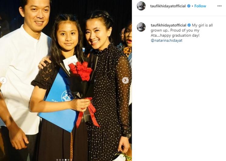 Keluarga Taufik Hidayat. (Instagram/@taufikhidayatofficial)
