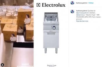 Harga alat dapur Syahrini. (Instagram/@fashionsyahrini)