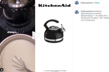 Harga alat dapur Syahrini. (Instagram/@fashionsyahrini)