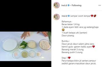 Lemper Inul Daratista. (Instagram/@inul.d)