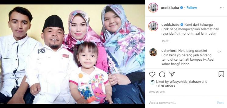 Keluarga Ucok Baba. (Instagram/@ucokk.baba)