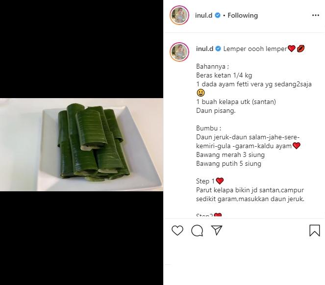 Lemper Inul Daratista. (Instagram/@inul.d)