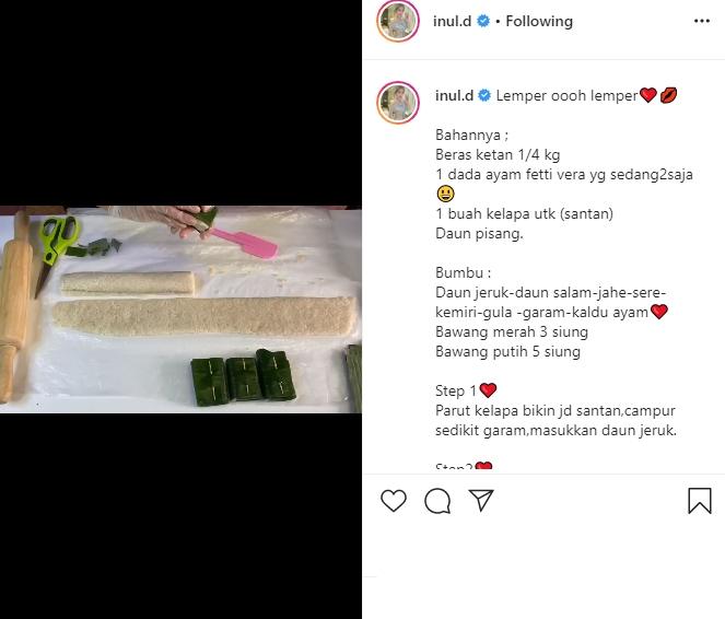 Lemper Inul Daratista. (Instagram/@inul.d)