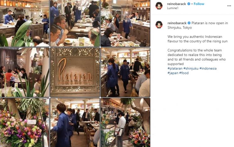 Sumber kekayaan Reino Barack. (Instagram/@reinobarack)