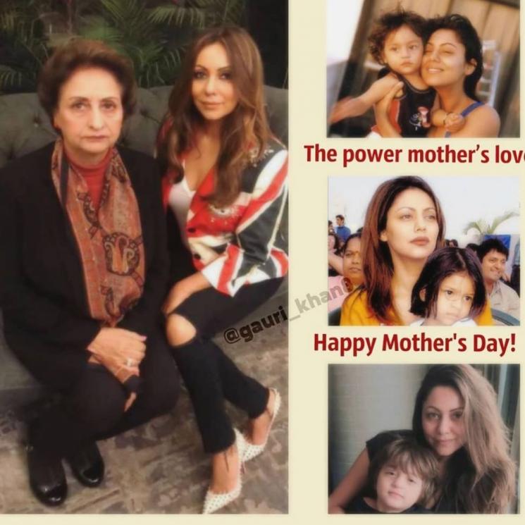 Gauri Khan bersama ibu dan anak-anak (Instagram/@gaurikhan)