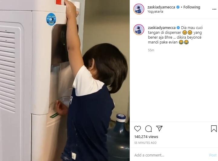 Postingan Zaskia Adya Mecca. (Instagram/@zaskiadyamecca)