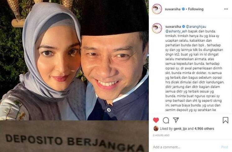 Pengasuh Arsy Hermansyah, Suwarsiha (Instagram @suwarsiha)