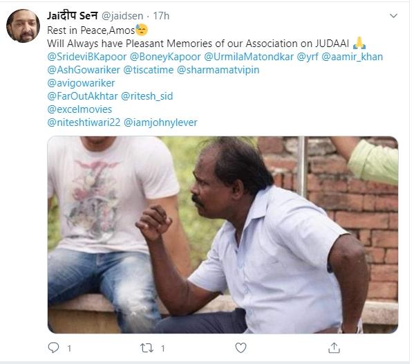 Asisten Aamir Khan meninggal dunia (Twitter/@jaidsen)