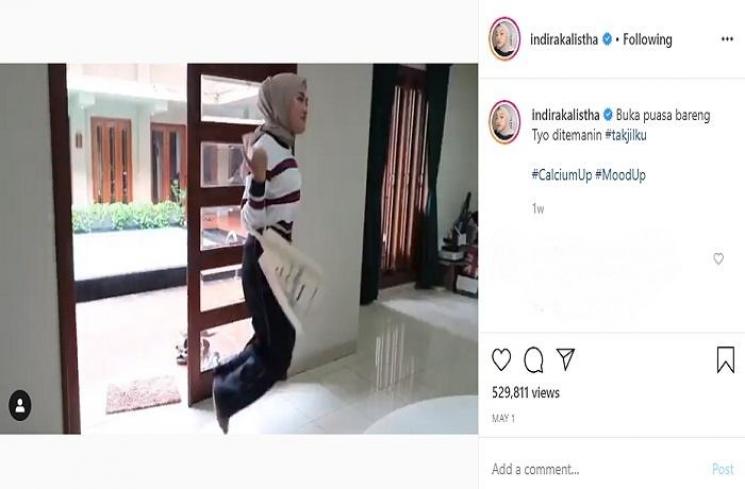YouTuber Indira Kalistha (Instagram @indirakalistha)