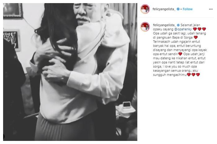 Ucapan duka dari rekan artis.. (Instagram/@felicyangelista)