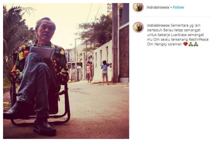 Ucapan duka dari rekan artis. (Instagram/@indraxbirowo)