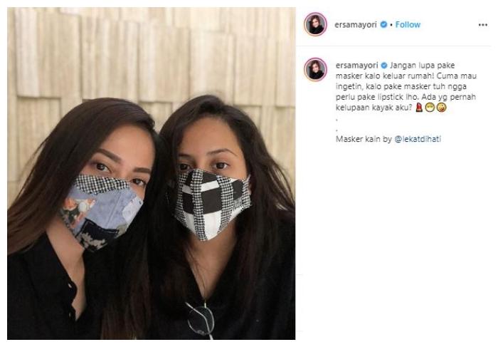 Potret Ersa Mayori bareng anak sulungnya, kayak kakak adik! (Instagram/@ersamayori)