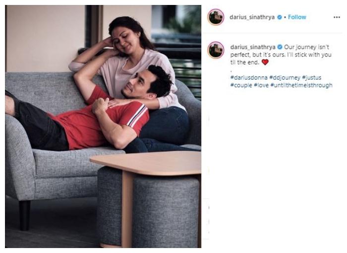 Darius Sinathrya romantis abis ke istri. (Instagram/@darius_sinathrya)