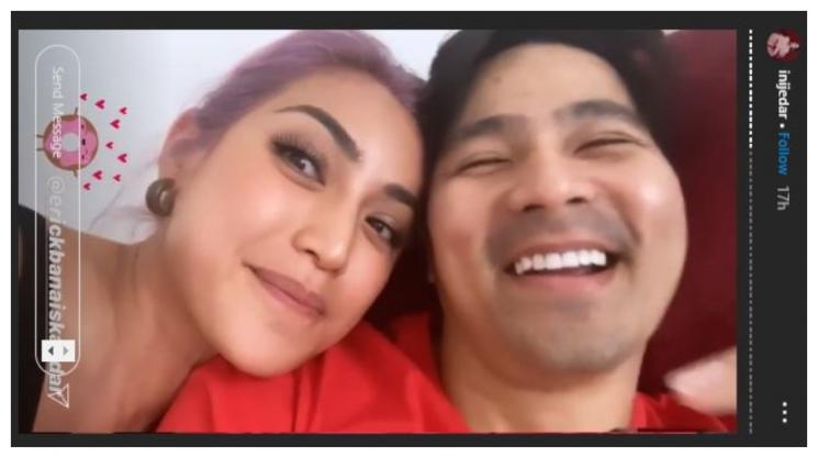 Jessica Iskandar diberi tas mewah kakaknya. (Instagram/@inijedar)