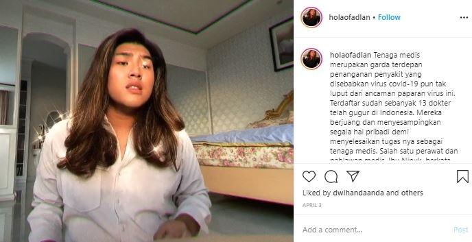 Potret Fadlan Holao. (Instagram/@fadlanholao)