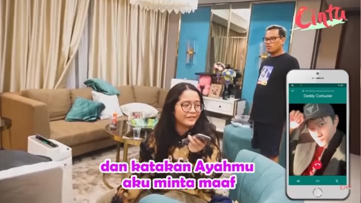 Cinta Kuya prank Deddy Corbuzier. (YouTube/Cinta)