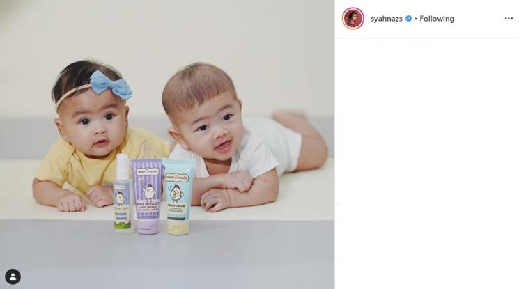 Zunaira Alessia dan Zayn Sadavir. (Instagram/@syahnazs)