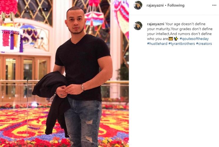 Bubu mantan pacar Syahrini. (Instagram/@rajasyazni)