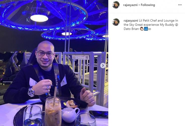 Bubu mantan pacar Syahrini. (Instagram/@rajasyazni)